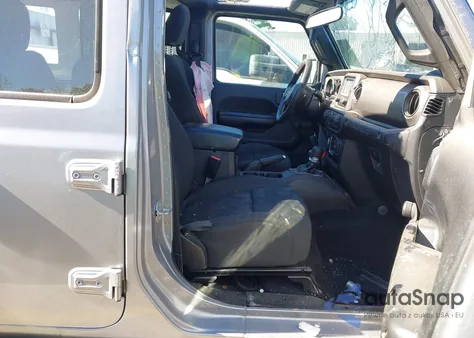 2021 Jeep Wrangler Unlimited Sport 4X4 из США, поврежденный, VIN 1C4HJXDN9MW677596